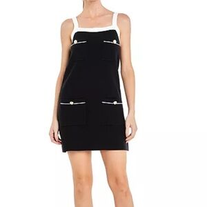 NWT English Factory knit dress 
Black and White Women's Dress